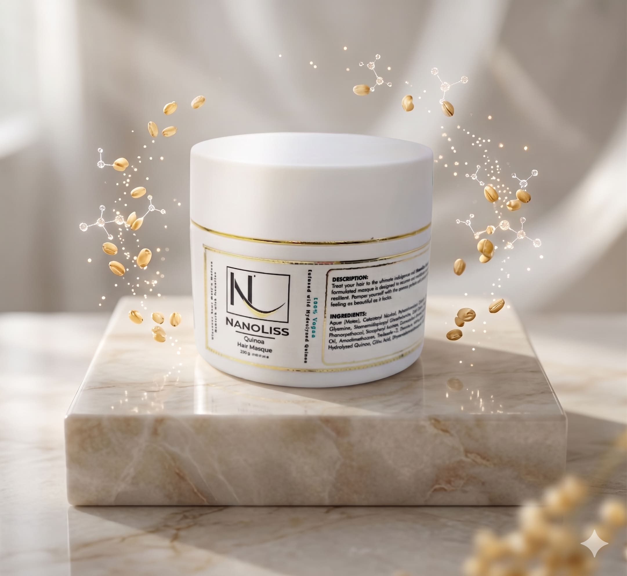 Nanoliss Quinoa Hair Masque — Deep Conditioning 200g