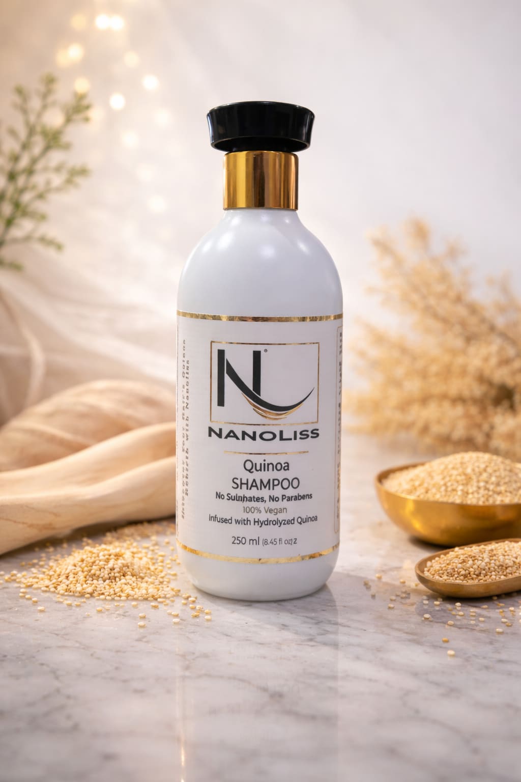 Quinoa Shampoo studio