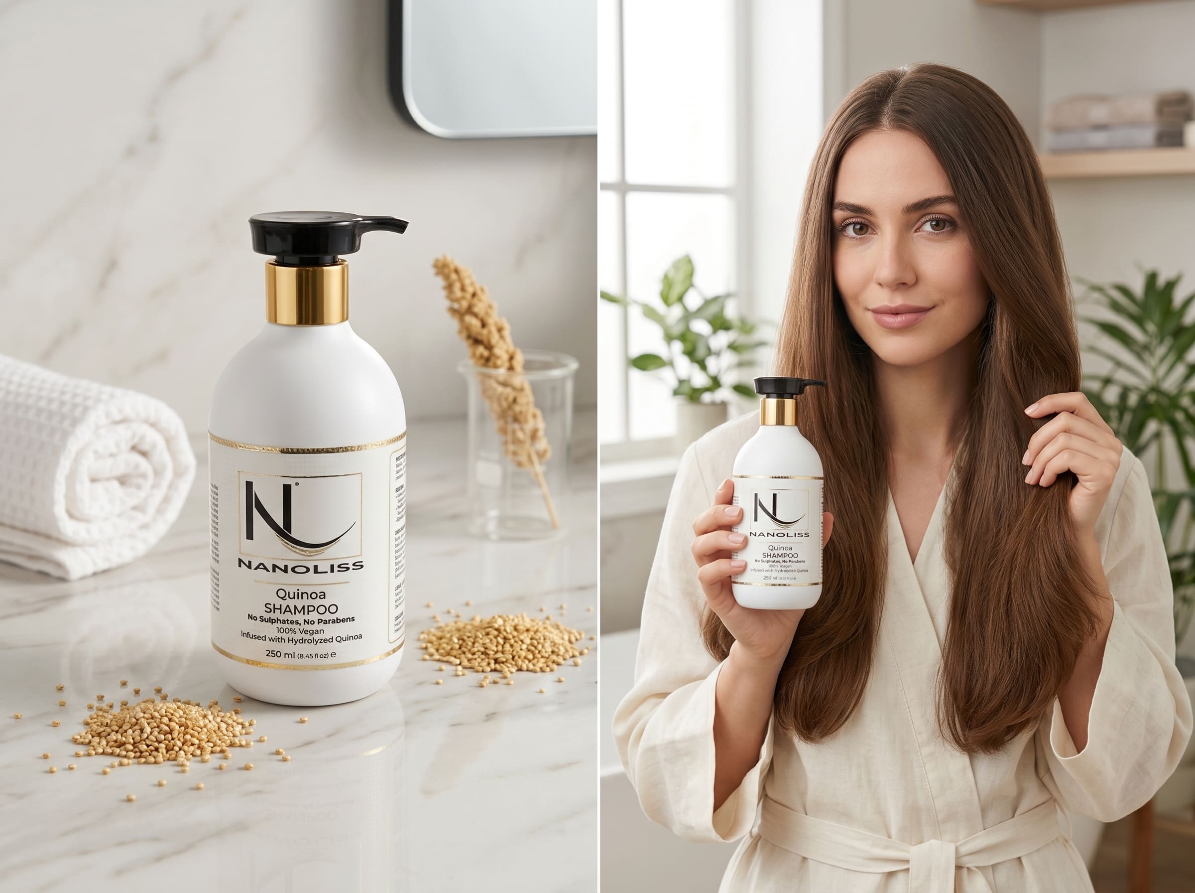 Quinoa Shampoo lifestyle